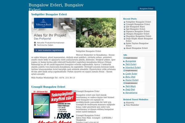 bungalowevleri.com site used Shades of Blue
