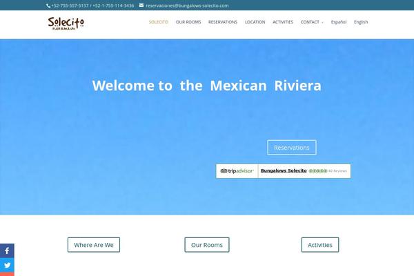 Divi theme site design template sample
