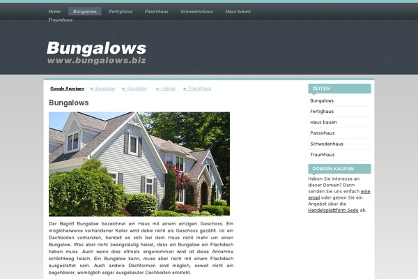 WordPress website example screenshot