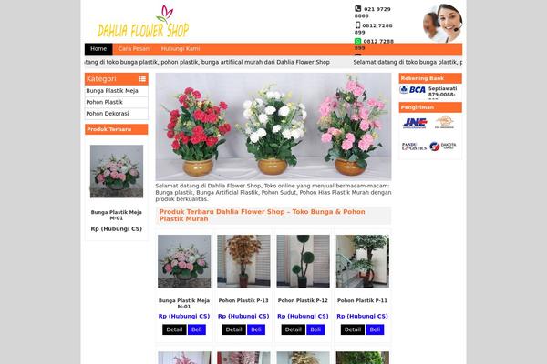 bungaplastikmurah.com site used Distro-bandung