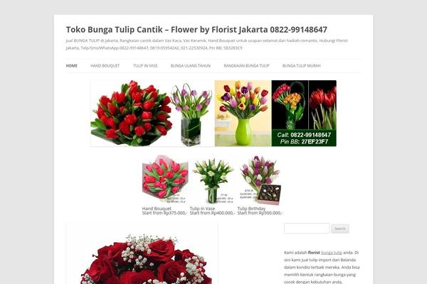 Twenty Twelve theme site design template sample
