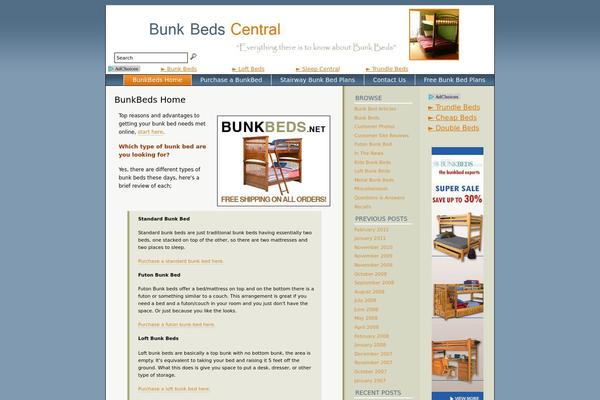 bunkbedscentral.com site used Cleaker-21