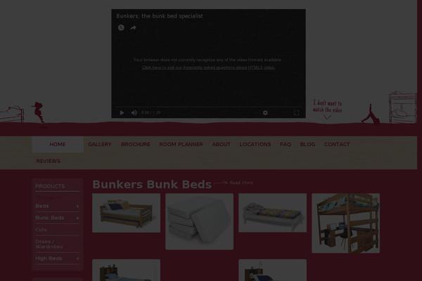 Bunker theme site design template sample