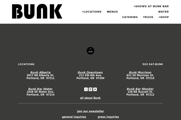 bunksandwiches.com site used Bunk-sandwiches