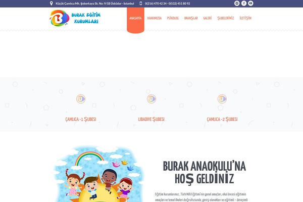 Kids-child theme site design template sample