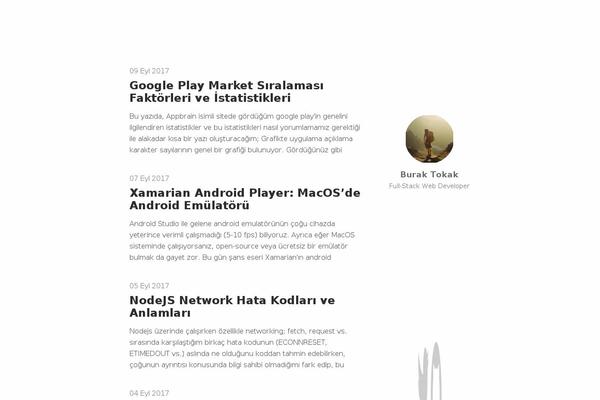 buraktokak.com site used Buraktokak