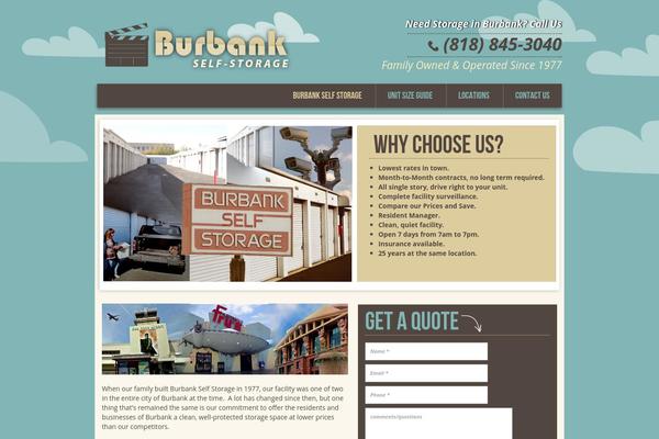 burbankselfstorage.com site used Malibu