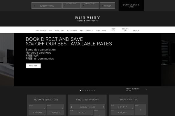 burburyhotel.com.au site used Realm_hotel