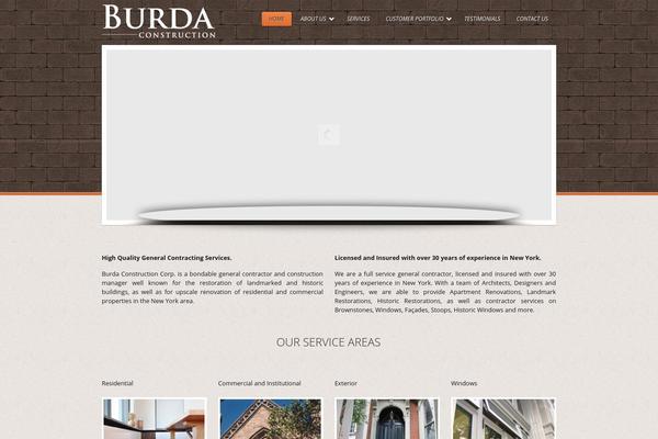 burdaconstruction.com site used Estetico