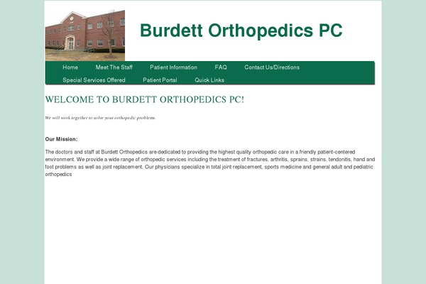 WordPress website example screenshot