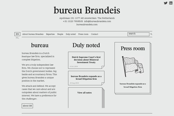 bureaubrandeis.com site used Brandeis