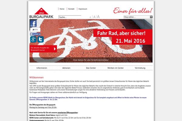 burgaupark.de site used Burgaupark-jena-responsive