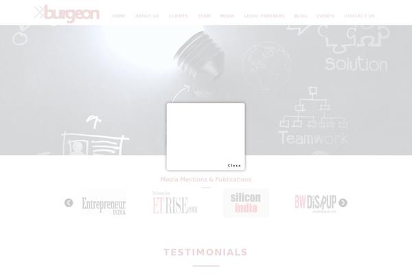 burgeon.co.in site used Schema