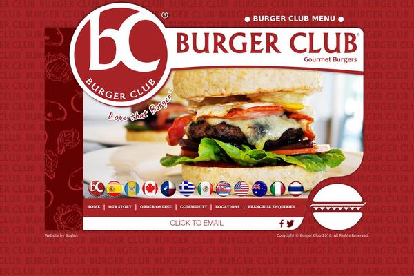 burgerclub.com.au site used Boylen-media