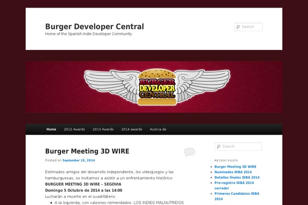 WordPress website example screenshot