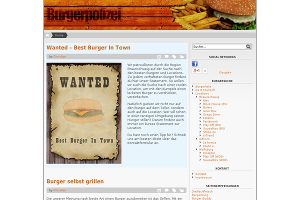 Fastfood theme site design template sample