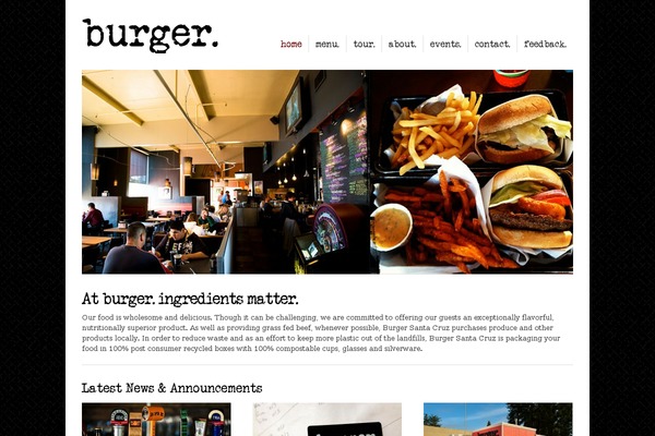 burgersantacruz.com site used Markup