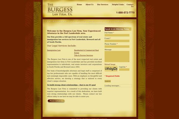 burgesslawfirm.com site used Burgersslawfirm