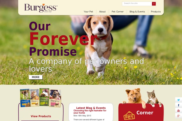 burgesspetcare.com site used Burgess