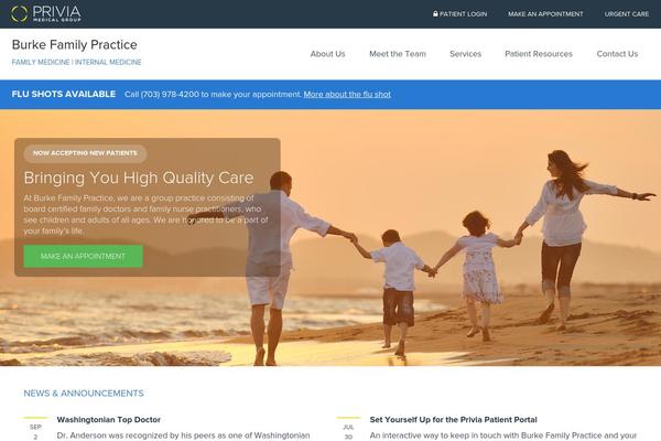 Priviaccs theme site design template sample