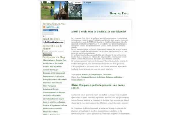 burkina-faso.ca site used Wp-garden-fr