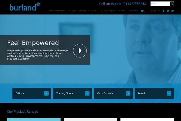 burland.com site used Burland