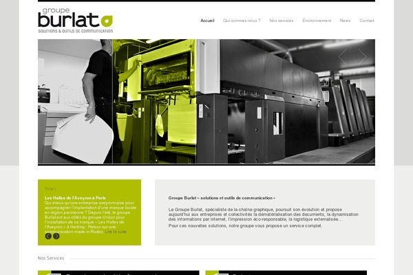 burlat.fr site used Burlat