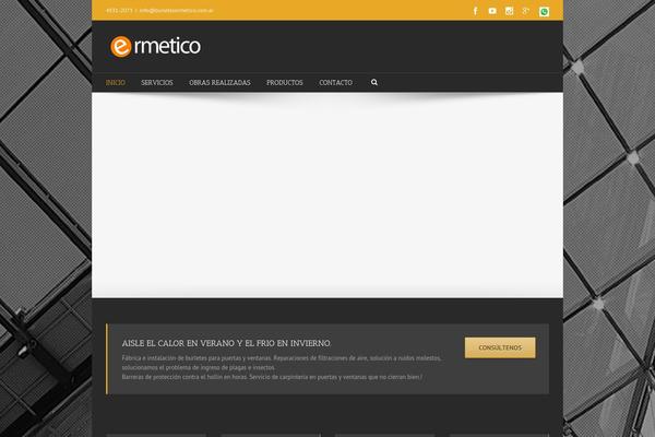 WordPress website example screenshot