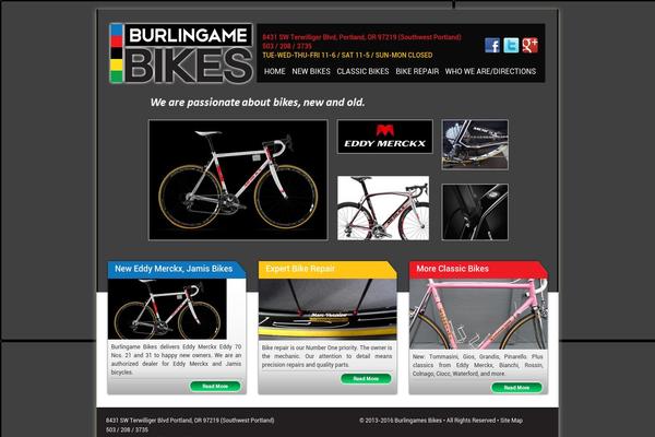 burlingamebikes.com site used Bicycle