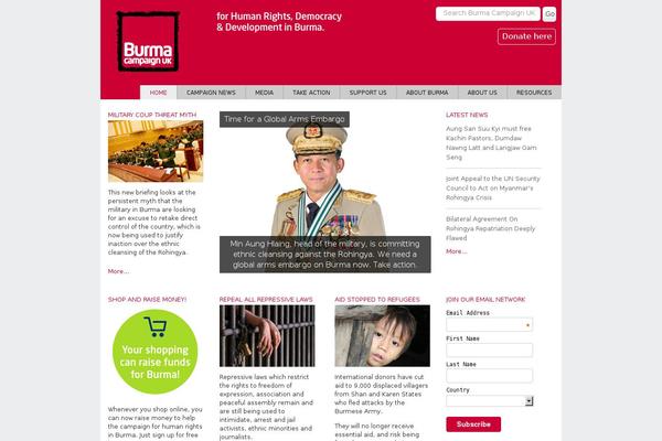 burmacampaign.org.uk site used Mai-achieve