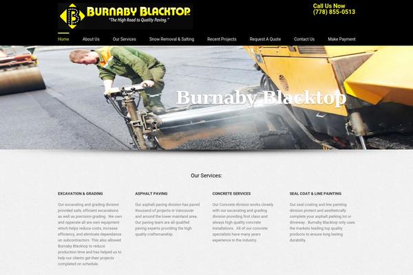 burnabyblacktop.ca site used Burnabyblacktop