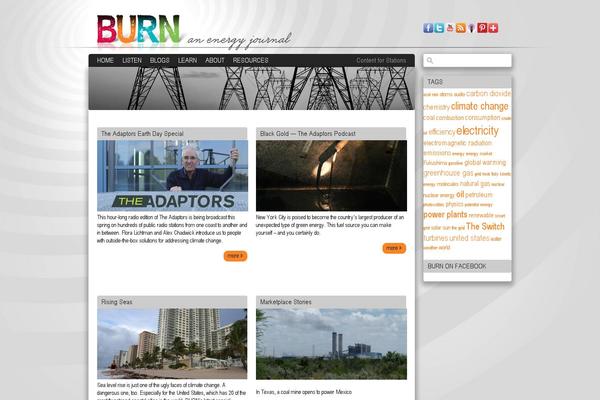 burn theme websites examples