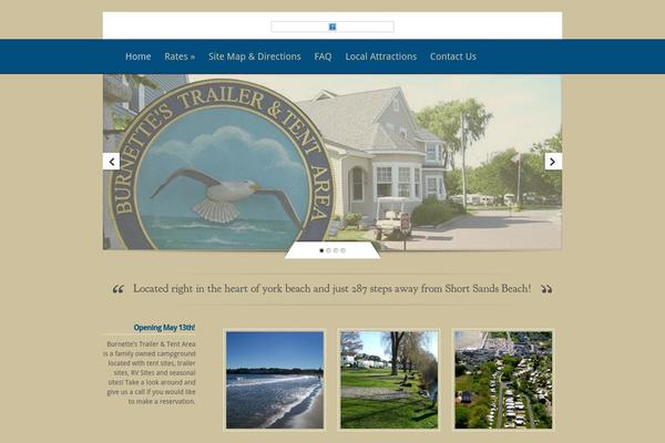 burnettescampground.com site used Evolution