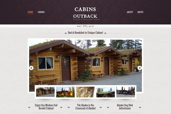 burntpawcabins.com site used Theme1753