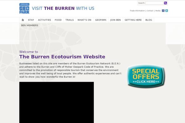burren.ie site used FindMe