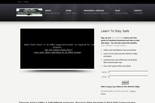 WordPress website example screenshot