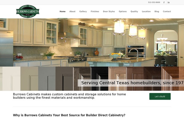 burrowscabinets.com site used Enfold