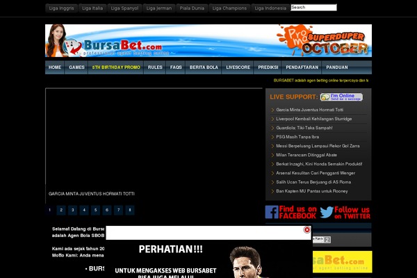 bursabet.com site used Bursabet