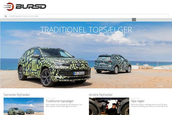bursd.com site used Bursd-theme