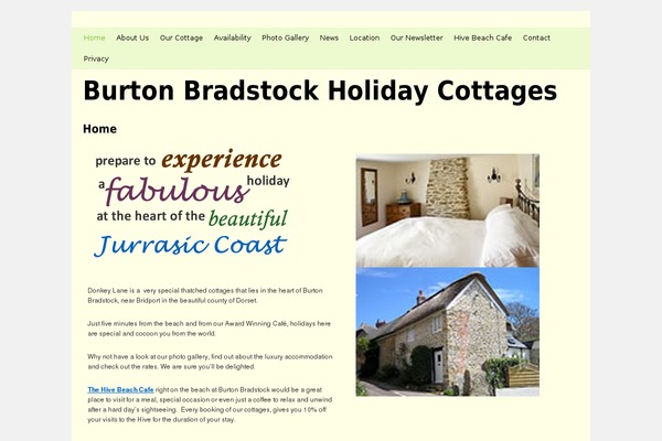 burtonbradstockcottages.co.uk site used Cottages