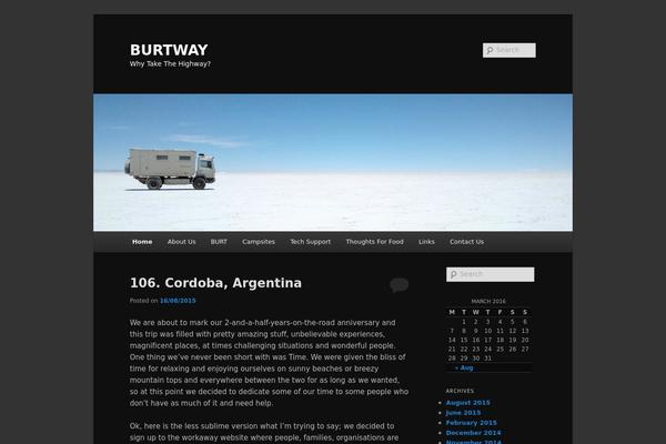 WordPress website example screenshot
