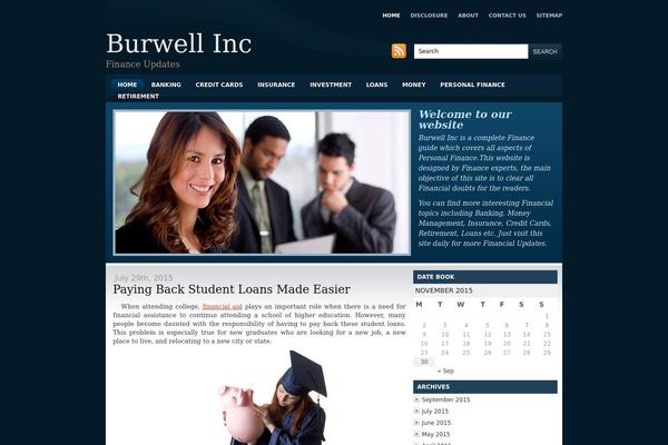 burwellinc.com site used Companystyleblue
