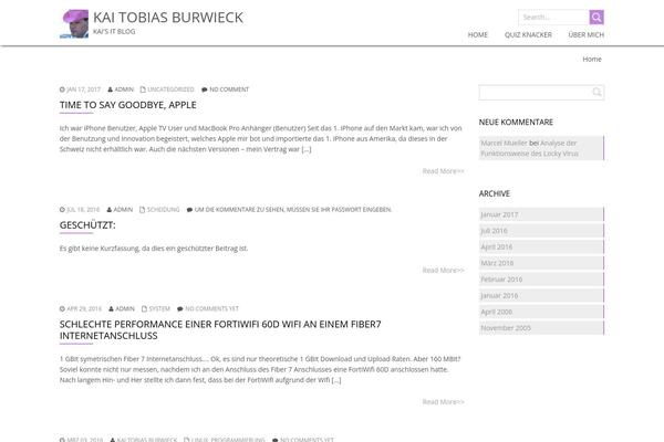 burwieck.ch site used Torch-pro