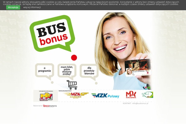 busbonus.pl site used Busbonus