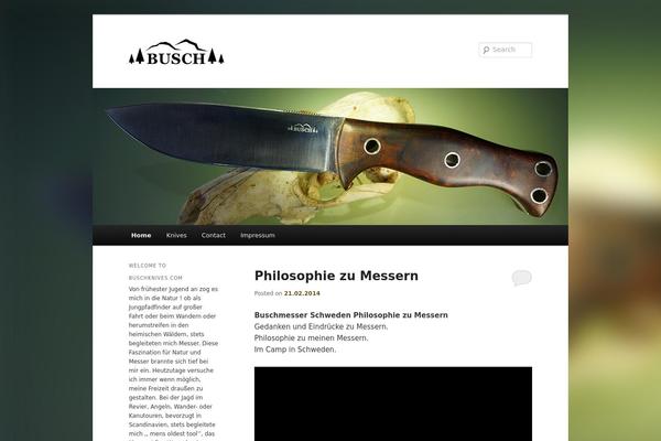 Twenty Eleven theme site design template sample