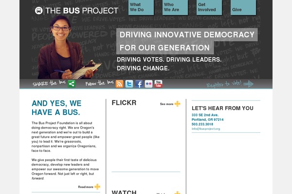 busfoundation.org site used Jolokia