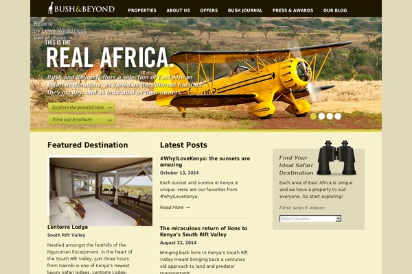 bush-and-beyond.com site used Bushandbeyond