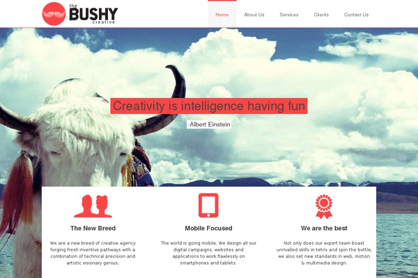 bushy.com.au site used Bushy-child