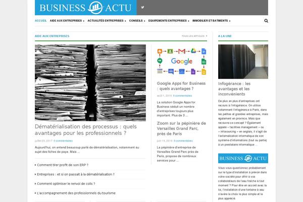 business-actu.fr site used Royal Magazine