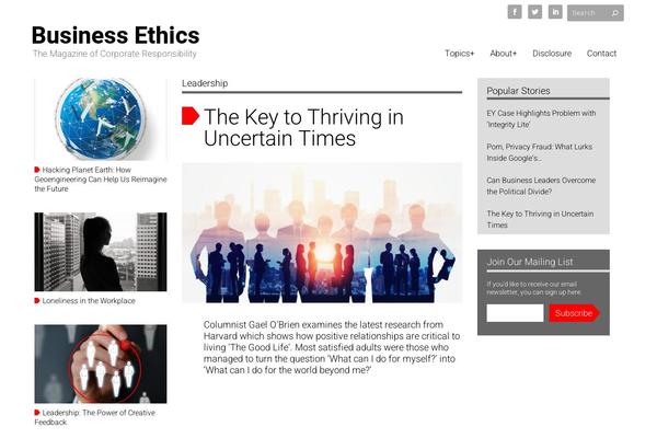 business-ethics.com site used Extra-be